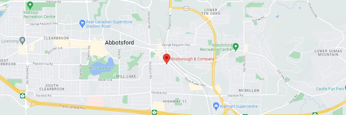 Map showing Rosborough & Company's location on Google Maps